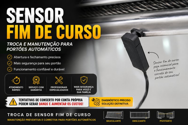 Sensor Fim de Curso em São Paulo